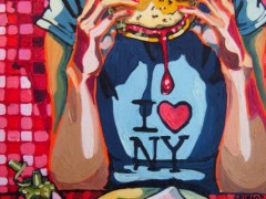 I love NY, oil on canvas, 2006, private collection