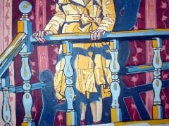 Quien anda ahi?, oil on canvas, 2005, private collection