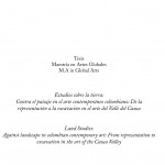 Land studies #5 (Thesis),
