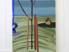 Poles, slides and tree (2015 Series)