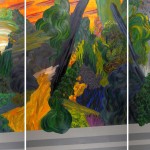 De la serie Origen de la catástrofe, "Reserva natural", 2009, óleo y acrílico sobre tela 300 x 600 cm