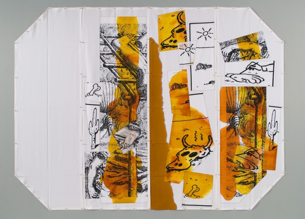 Where Everything is Twice. Airmail Painting No. 173, 2007