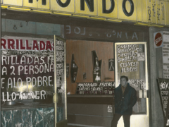 Leonora Vicuña, El Mundo, calle San Diego, Santiago de Chile, 1981