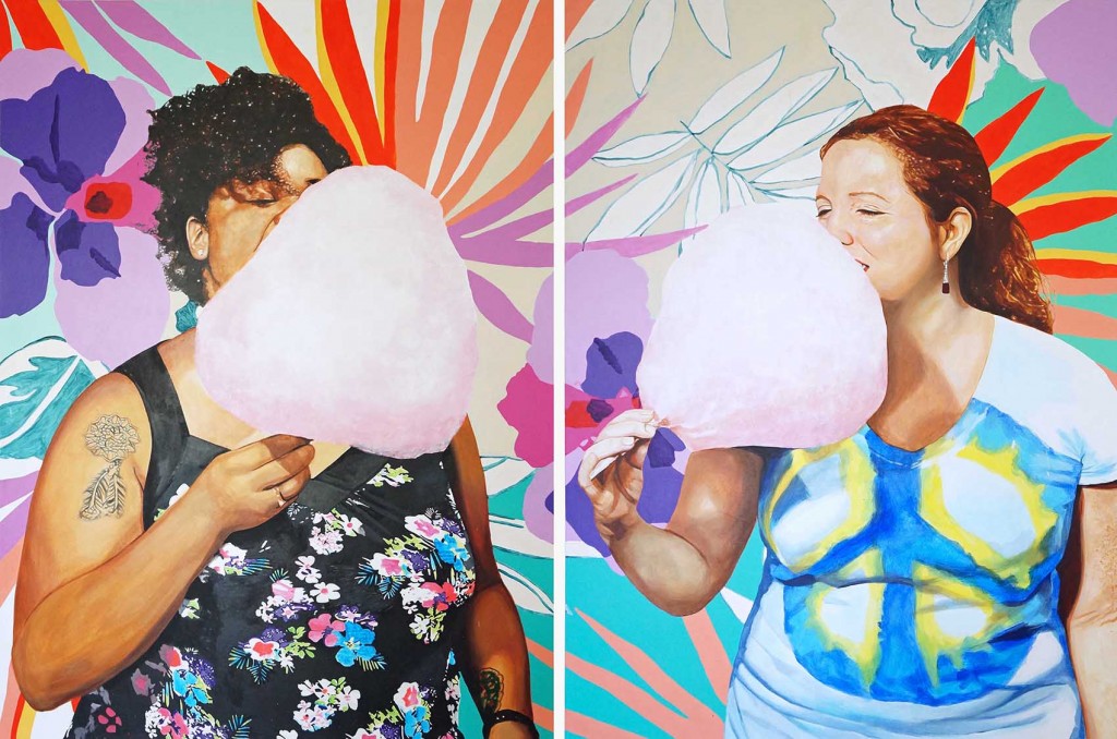 Cotton Candy Collage