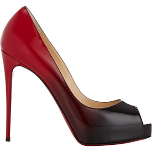 christian louboutin pony hair Very Prive open-toe platform pumps