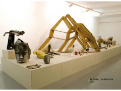 General view of the exhibition “Fe ciega”