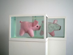 Two Piglets (or About  the study of  leading roles), 2008.