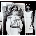 Fiesta en la casa de Pérez Jiménez en su cumpleaños