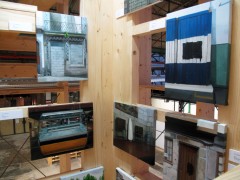 Exhibition view of You are Here, LiMAC tower ASA warehouse, 2012