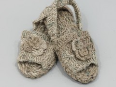 De Villahermosa, pair of shoes in jute bag, 2010