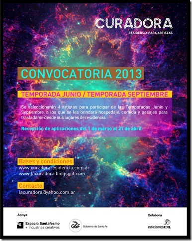 Convocatoria 2013