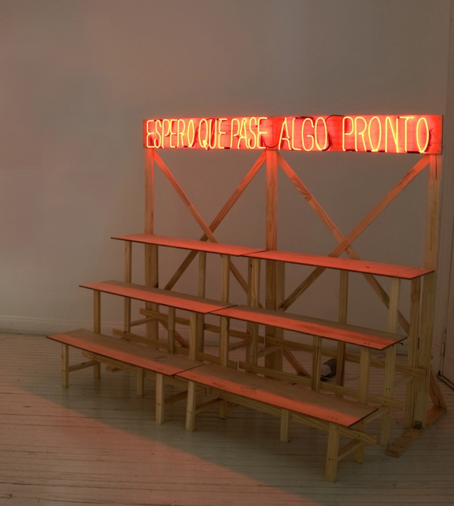 Espero que pase algo pronto