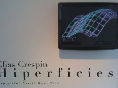 “Hiperficies” Elias Crespin. Space: ARts Longa.Paris. May 2010