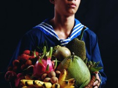 Bruce Yonemoto, Boy with a Basket of Fruit, 2010