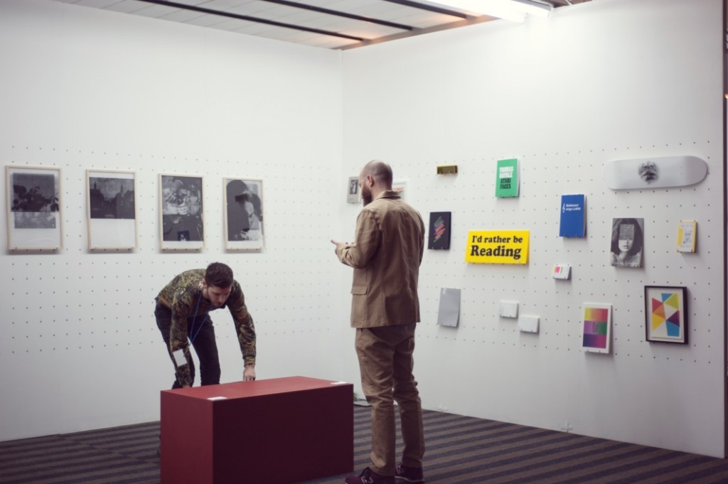 Jordan Nassar and Shannon Michael Cane of Printed Matter (New York)