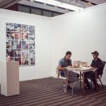 Michael Clifton and Michael Benevento of Clifton Benevento (New York City). Work by Martin Soto Climent.