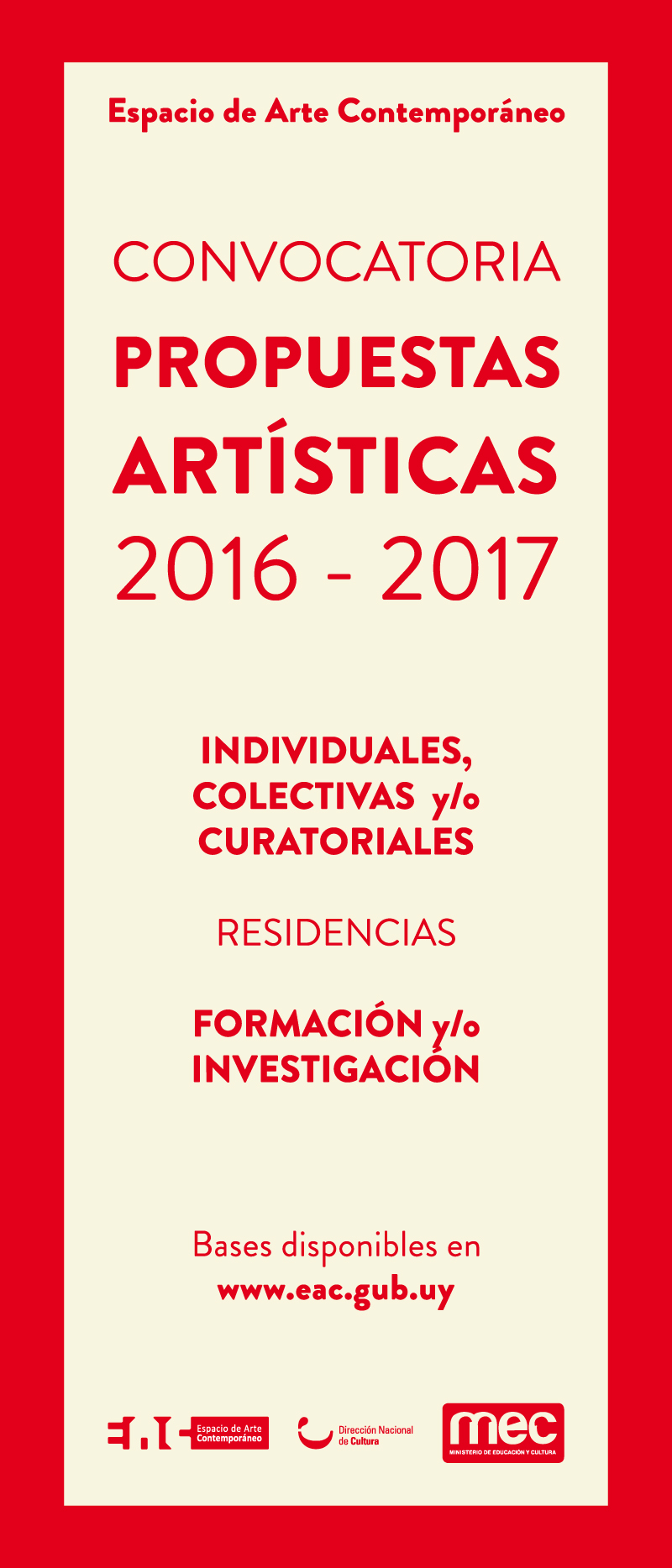 EAC - convocatoria 2016-2017