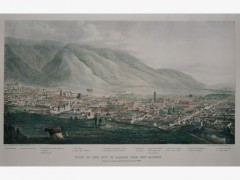 W. Wood, (Activo c. 1840) View of the City of Caracas from the Calvary 1839
