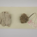 Archeological Matter #4, 2015 - clay, cotton, linen, cardboard 46x20x8 cm