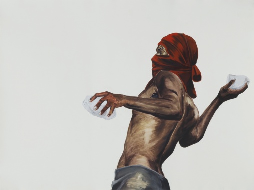 Sidney Amaral Davi - 2015 guache sobre papel de algodão 78x109 cm-