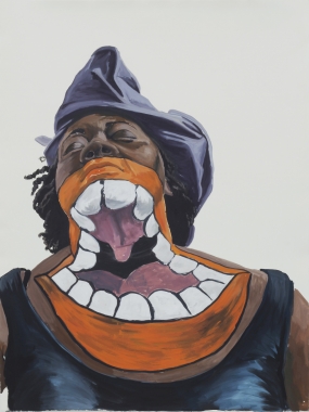 Sidney Amaral sem título, (grito) - 2015 guache sobre papel de algodão 109x78 cm-
