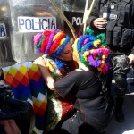 Rebeldía lésbica en la Puerta de la Residencia Presidencial